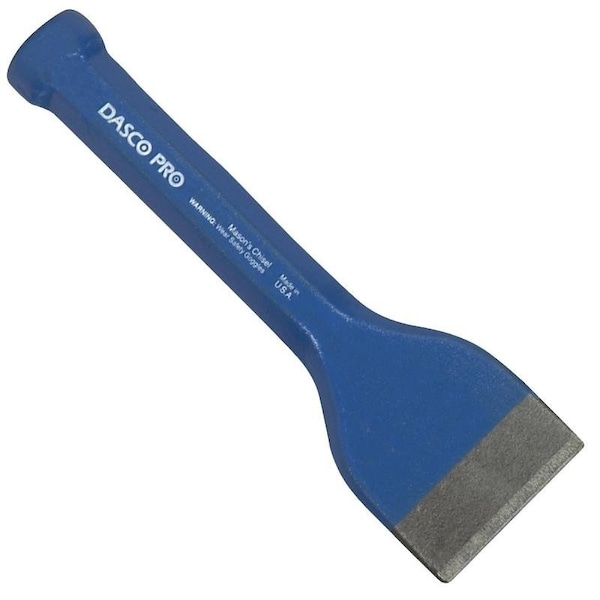 Dasco Pro Mason Chisel, 134 in W Blade, 712 in OAL, HCS Blade - 333-0