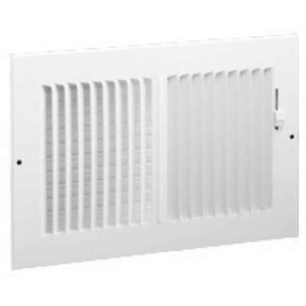 Regulador de Pared de 2 Vías Blanco 382W12X6; 12 x 6 pulgadas.