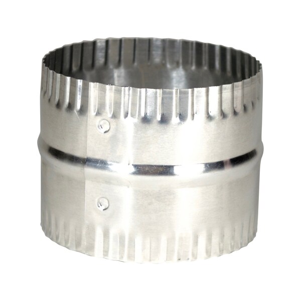 Conector de Aluminio Plateado para Conducto de 3 pulgadas L x 4 pulgadas D de Deflect-O