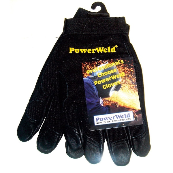 Guantes mecánicos Powerweld con palma de piel de cerdo, extra grande - PW2660XL.