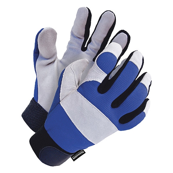 Guantes de Mecánico Bdg, L (9), Negro/Azul - 20-9-1200-L