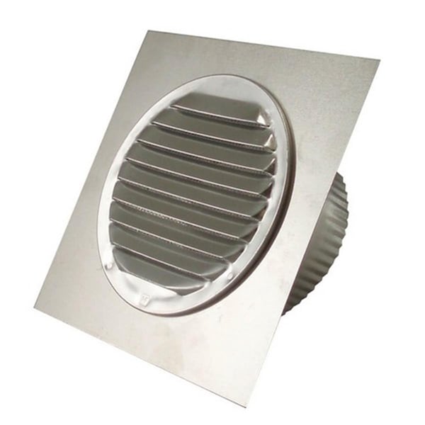 Ventilador para aleros de aluminio de 4 pulgadas, paquete de 6