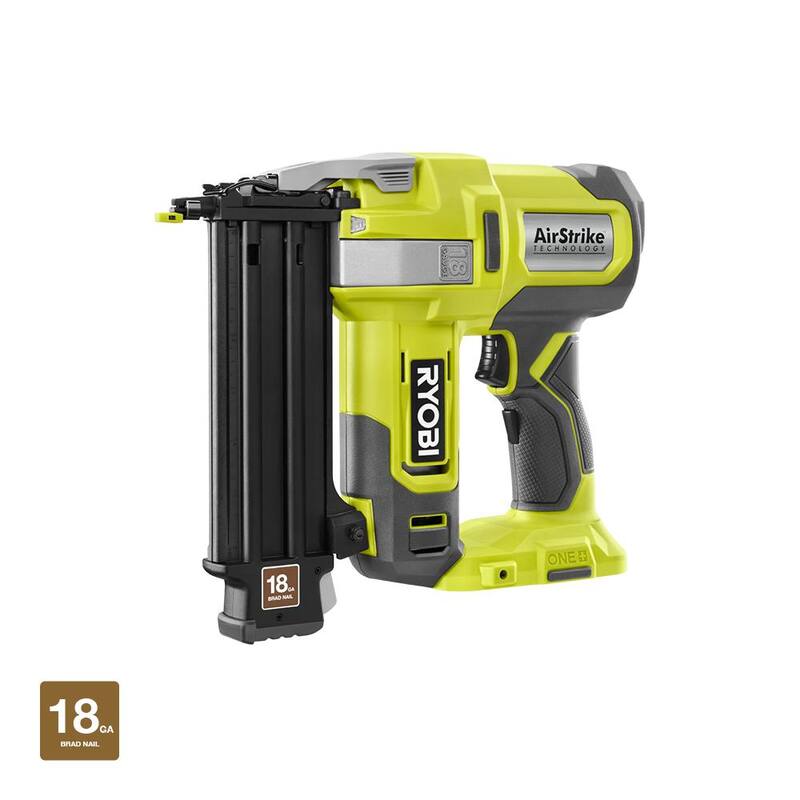 RYOBI ONE+ 18V 18-Gauge Clavadora inalámbrica AirStrike (Sólo la herramienta) - P321