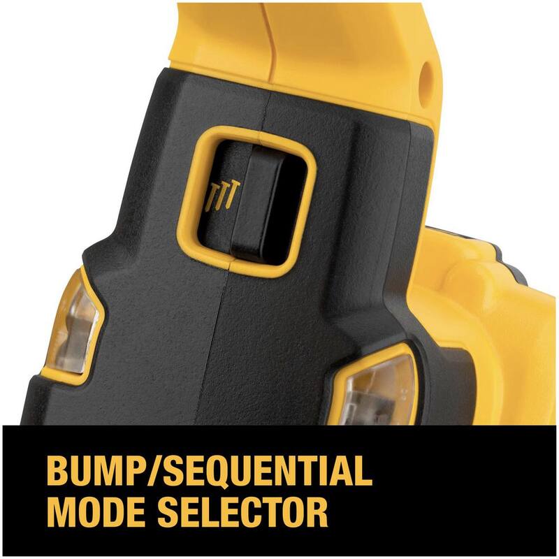 Kit de clavadora inalámbrica DEWALT 20V MAX XR de iones de litio de calibre 18 - DCN680D1