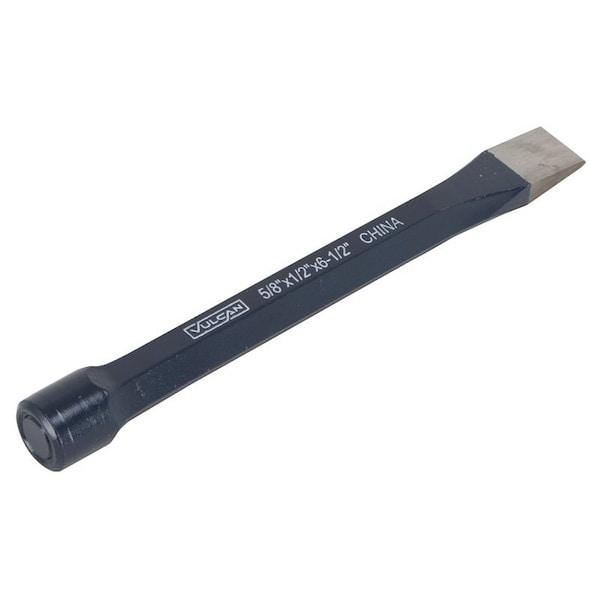 Vulcan Cold Chisel, 5/8 in Tip, 6-1/2 in OAL, Chrome Alloy Steel Blade, Hex Shank Handle - JL-CSL005