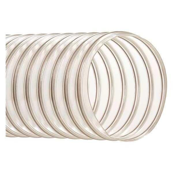 Manguera de conducto industrial, 4" x 25 pies.