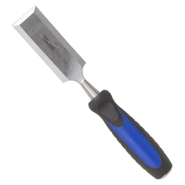 Vulcan Chisel, 1-1/2 in Tip, 10-1/4 in OAL, CRV Blade, Ergonomic Grip Handle - JL-CH6