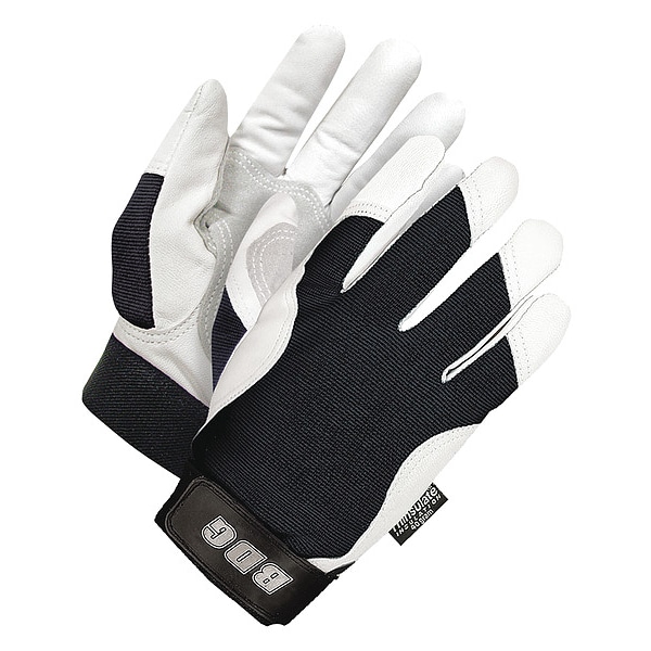 Bdg Guantes Mecánicos, 2XL (11), Negro/Blanco - 20-9-816-BX2L-K