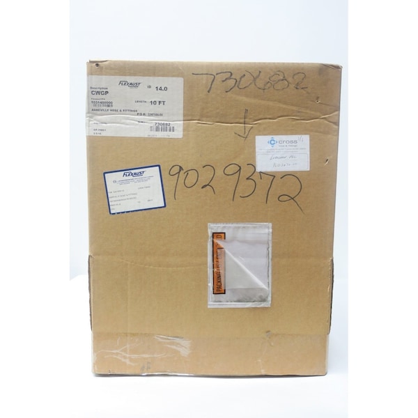 MANGUERA FLEXIBLE DE 14 PULGADAS Y 10 PIES PARA CONDUCTO DE AIRE