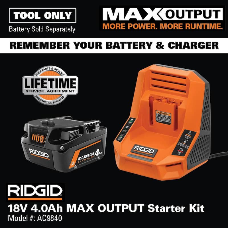Clavadora inalámbrica RIDGID 18V sin escobillas de 18 calibres 2-1/8 pulgadas (herramienta solamente) con tecnología CLEAN DRIVE - R09891B