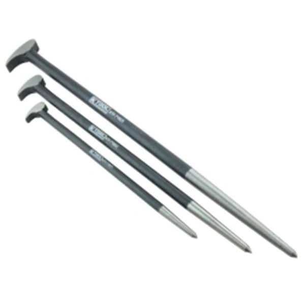 K-Tool International K Tool International KTI71604 Roll Head Ladyfoot Pry Bar Set - 3 Piece - KTI71604