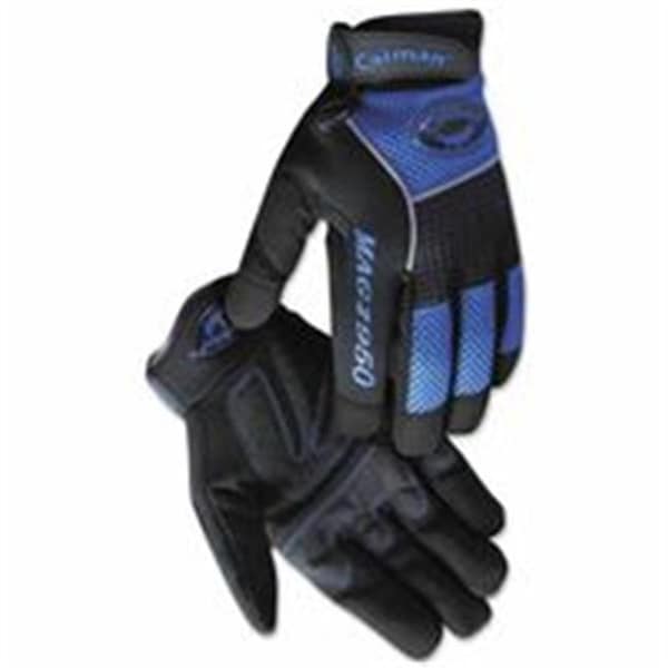 Guantes de soldadura Rhino-Tex Keen M.A.G.; Grandes; Cuero sintético; Sin forro; Negro; Azul - KE432504