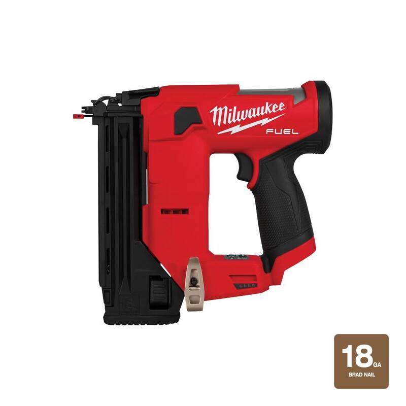 Clavadora de Brad compacta Milwaukee M12 FUEL de 12 voltios de 1-1/2 pulgadas, inalámbrica, sin escobillas de iones de litio de 18 calibres (solo la herramienta) - 2541-20.