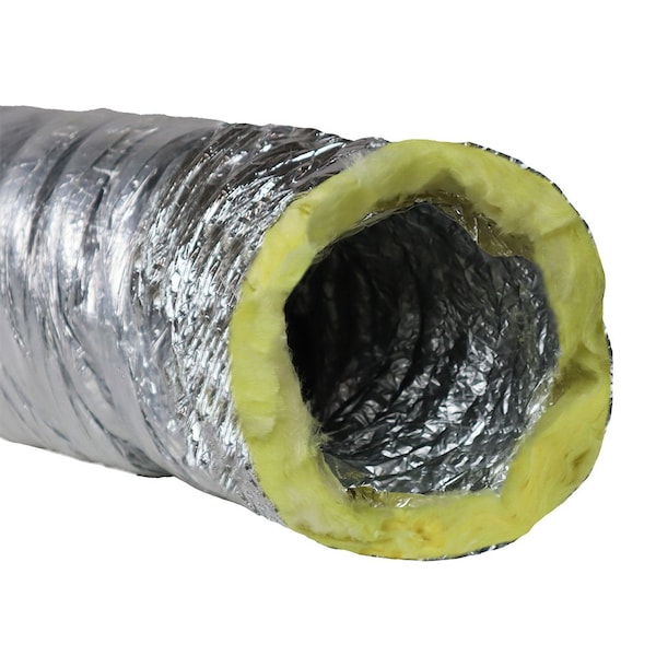 Ducto Aislado Flexible HVAC R-6 de 6 pulgadas