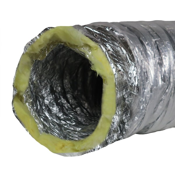 Ducto Aislado Flexible HVAC R-6 de 6 pulgadas