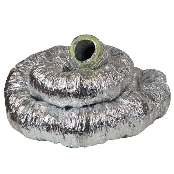 Ducto Aislado Flexible HVAC R-6 de 6 pulgadas