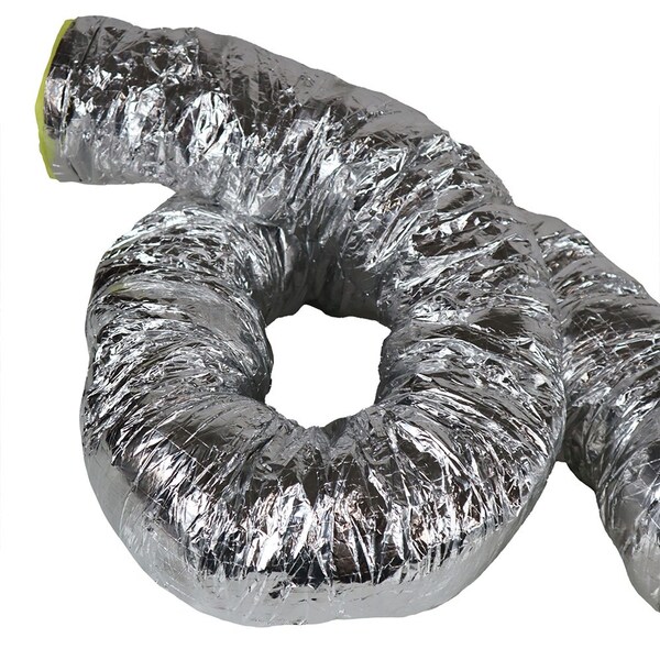 Ducto Aislado Flexible HVAC R-6 de 6 pulgadas