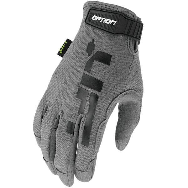 Guante de seguridad Lift OPTION Gris de cuero sintético con malla de aire - GON-17YYL
