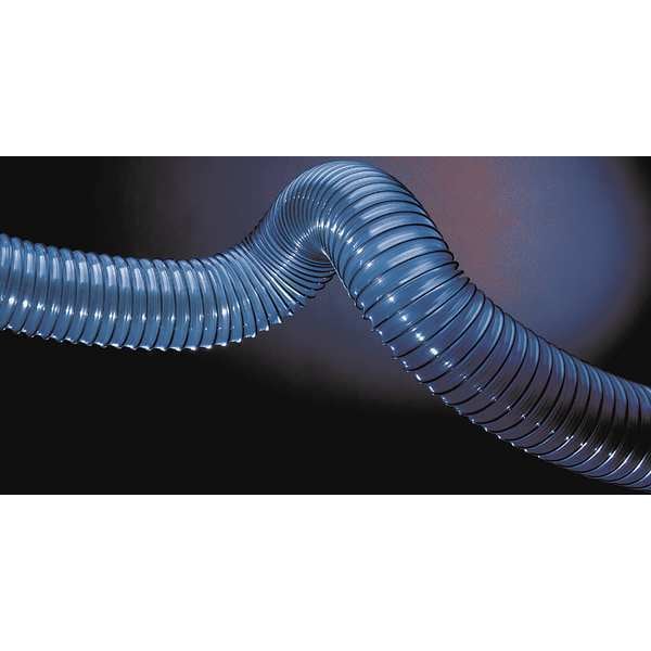 Manguera para conductos, 5 pulgadas de diámetro interno, 25 pies de largo, PVC