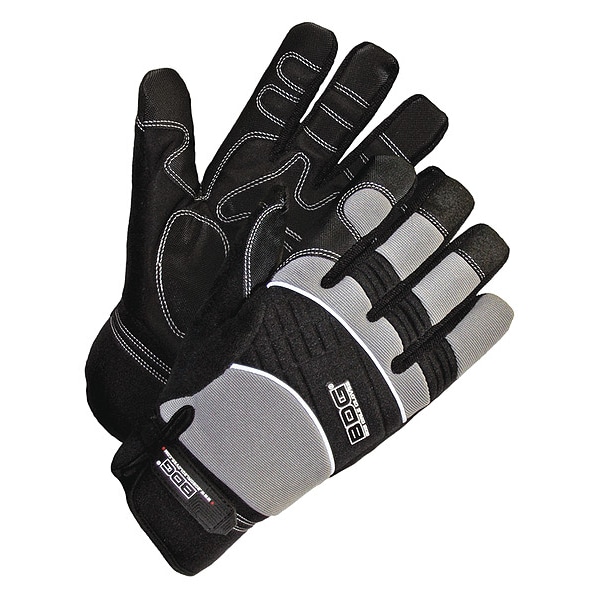 Guantes para mecánicos Bdg, Negro/Gris, Reforzados - 20-1-10008-X2L