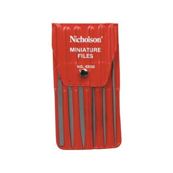 Crescent Nicholson 6-Piece Fine Cut Hobby File Set, 5.5 in. - NI389585