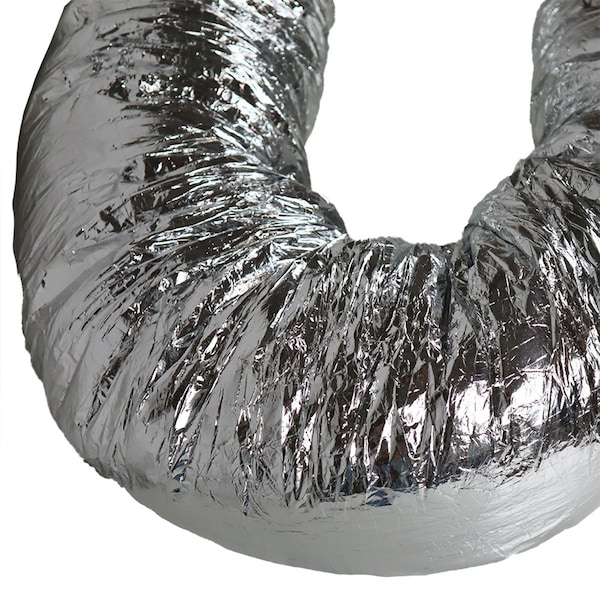 Ducto Aislado Flexible para HVAC R-8, 4 pulgadas