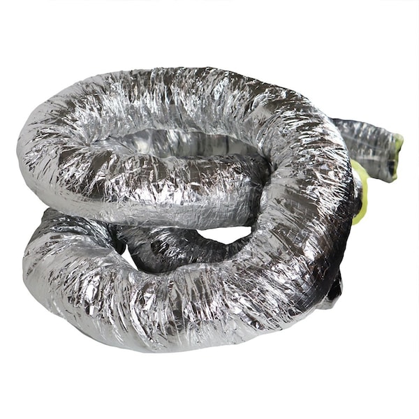 Ducto Aislado Flexible para HVAC R-8, 4 pulgadas