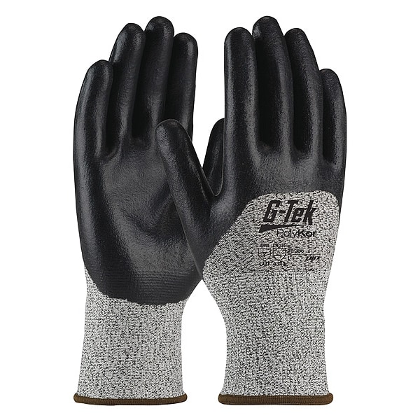 Guante resistente a cortes Pip, Nivel de corte A2, 13 ga, Negro/Gris, M - 16-355/M