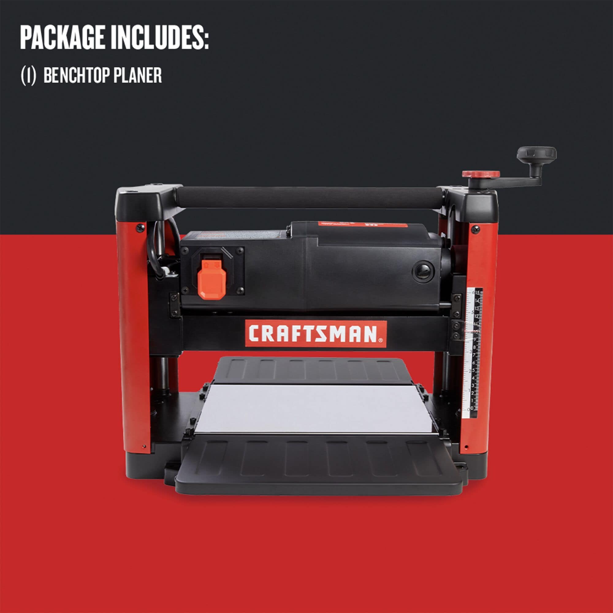 Desbastadora de banco CRAFTSMAN de 12.25 pulgadas con motor de 15 amperios - Modelo CMEW320