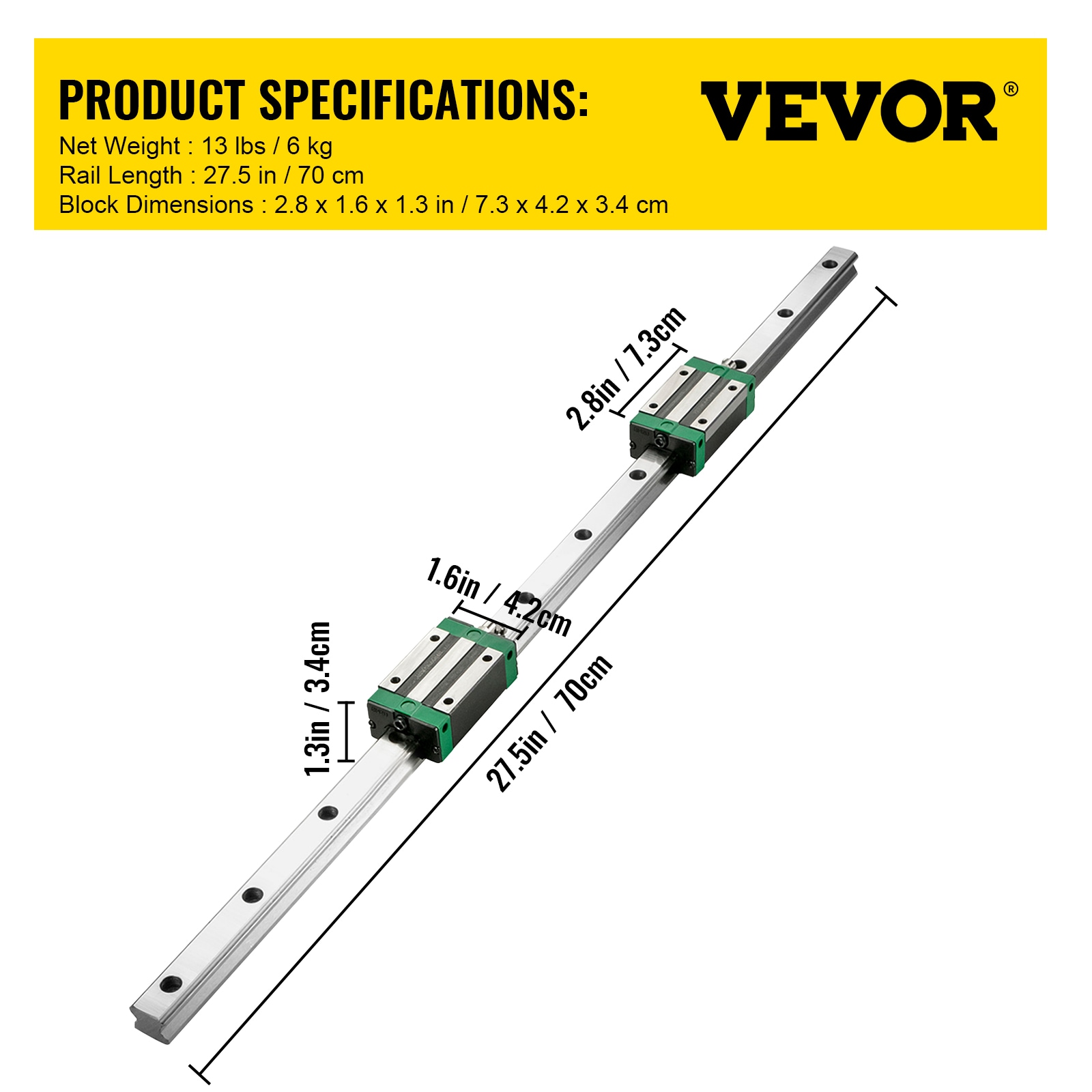 Tope de sierra ingletadora ajustable VEVOR ZXDGTZHGR20-70001V0
