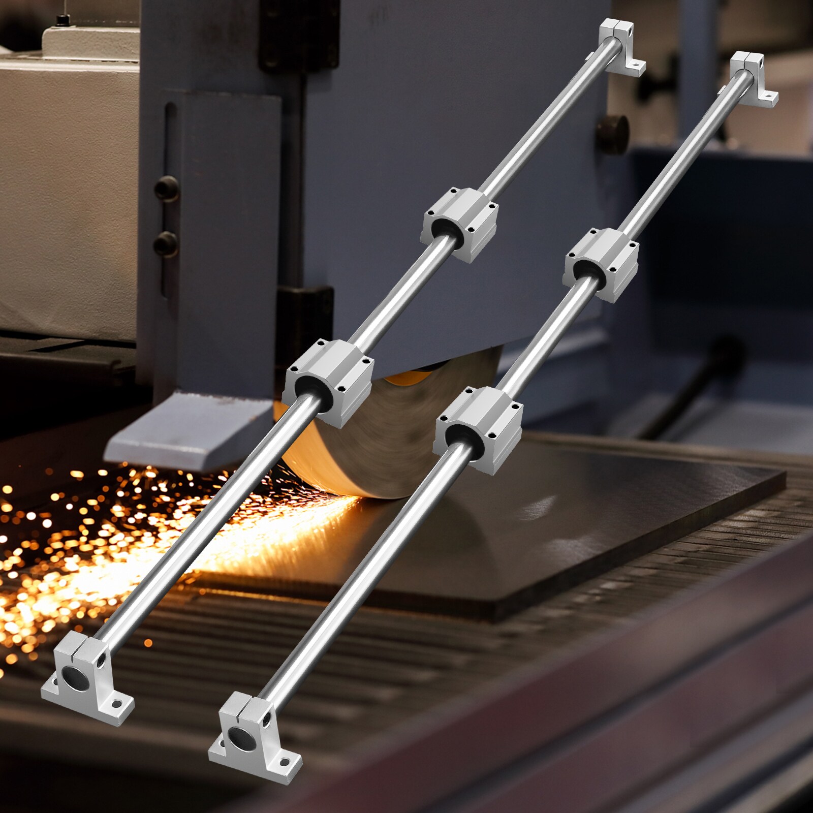 Tope de sierra ingletadora ajustable VEVOR ZXH16MM1000MMWXUNV0