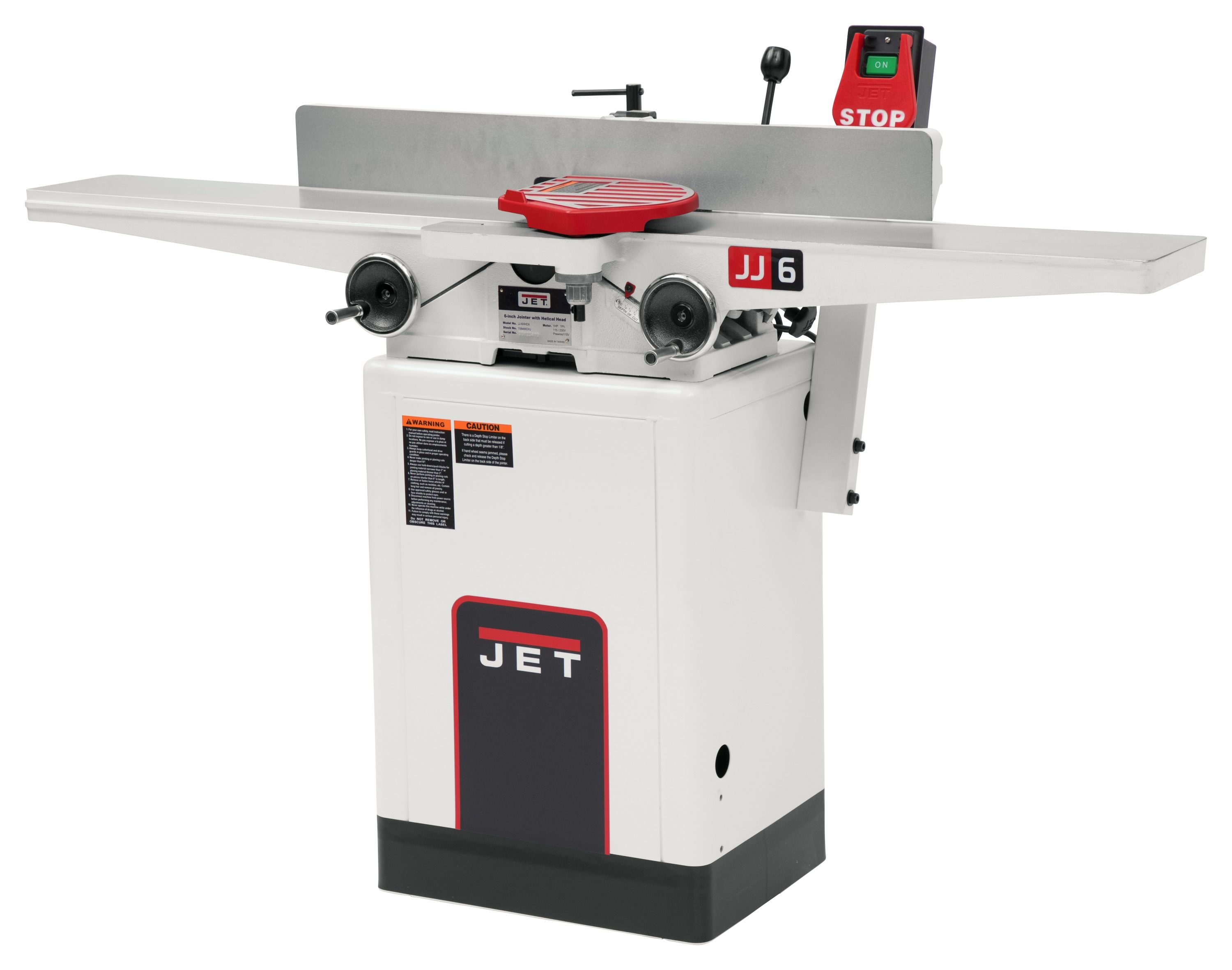 Cepilladora de banco de 7.5 pulgadas de ancho de 13 amperios de JET JT9-708466DXK