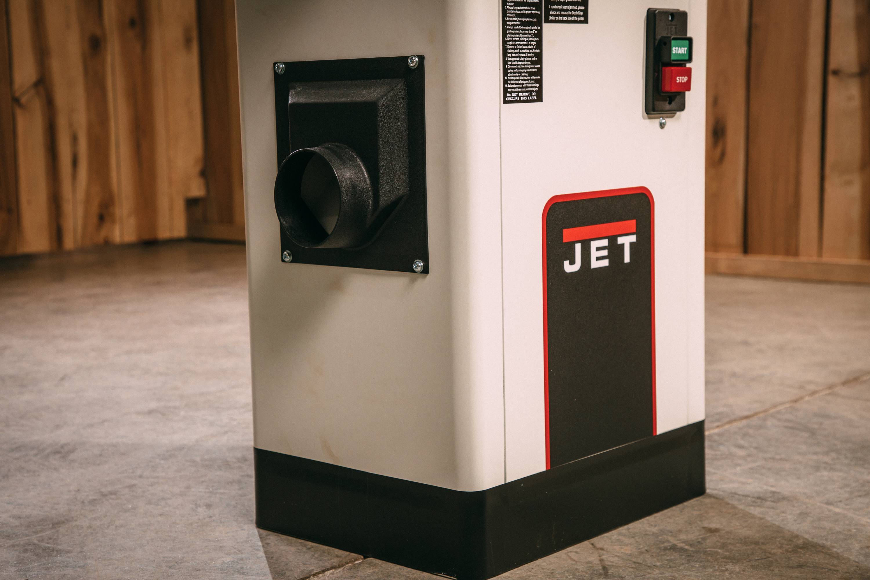Cepilladora de banco de 7.5 pulgadas de ancho de 13 amperios de JET JT9-708466DXK