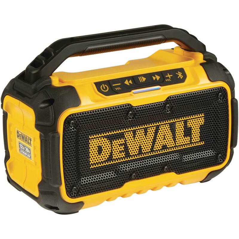 DEWALT 20V MAX XR Clavadora de Brad inalámbrica eléctrica de 18 calibre de ion de litio y Altavoz inalámbrico Bluetooth 20V MAX - DCN680BWDCR010