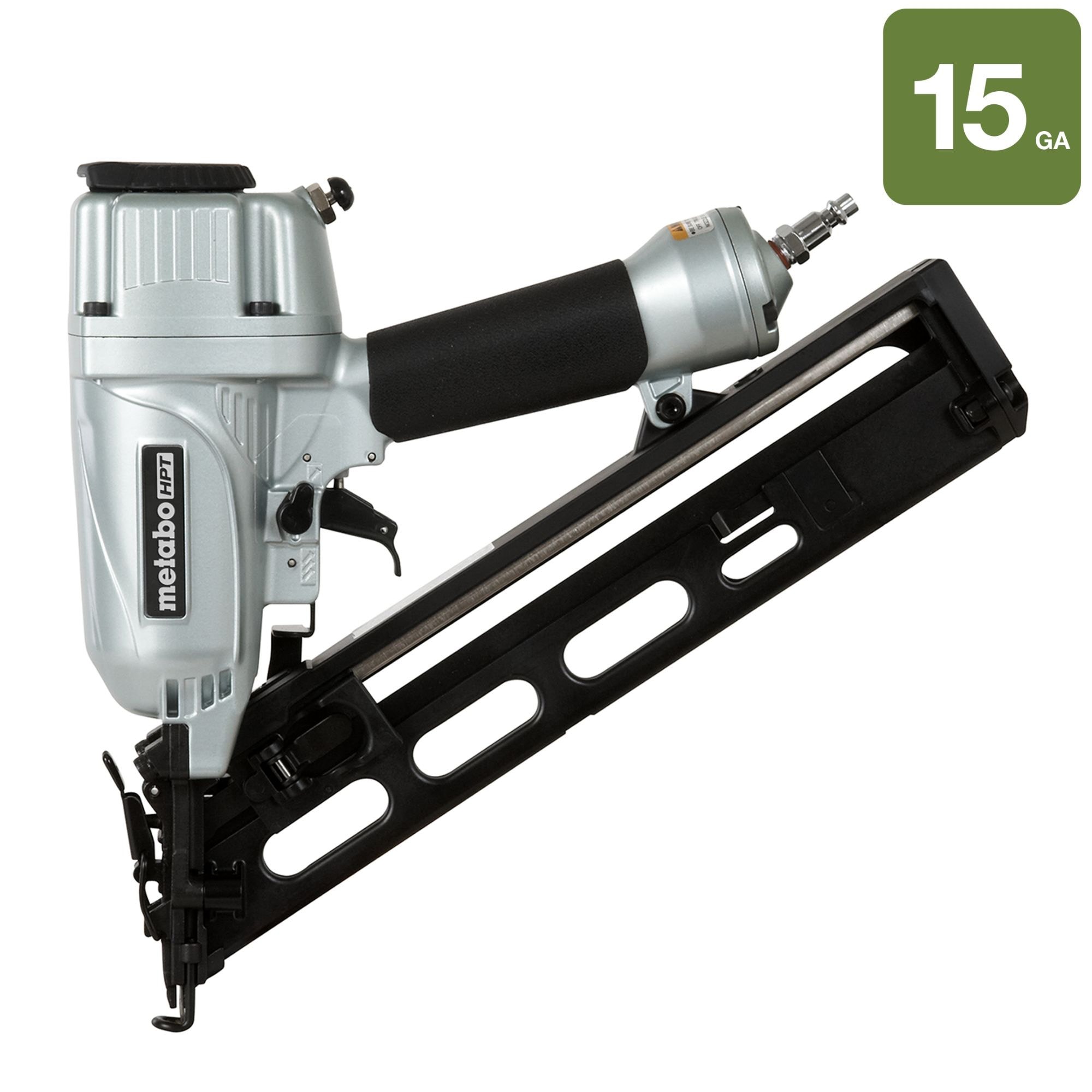 Clavadora de acabado angular neumática de 15 calibres de 2-1/2 pulgadas Metabo HPT NT65MA4M