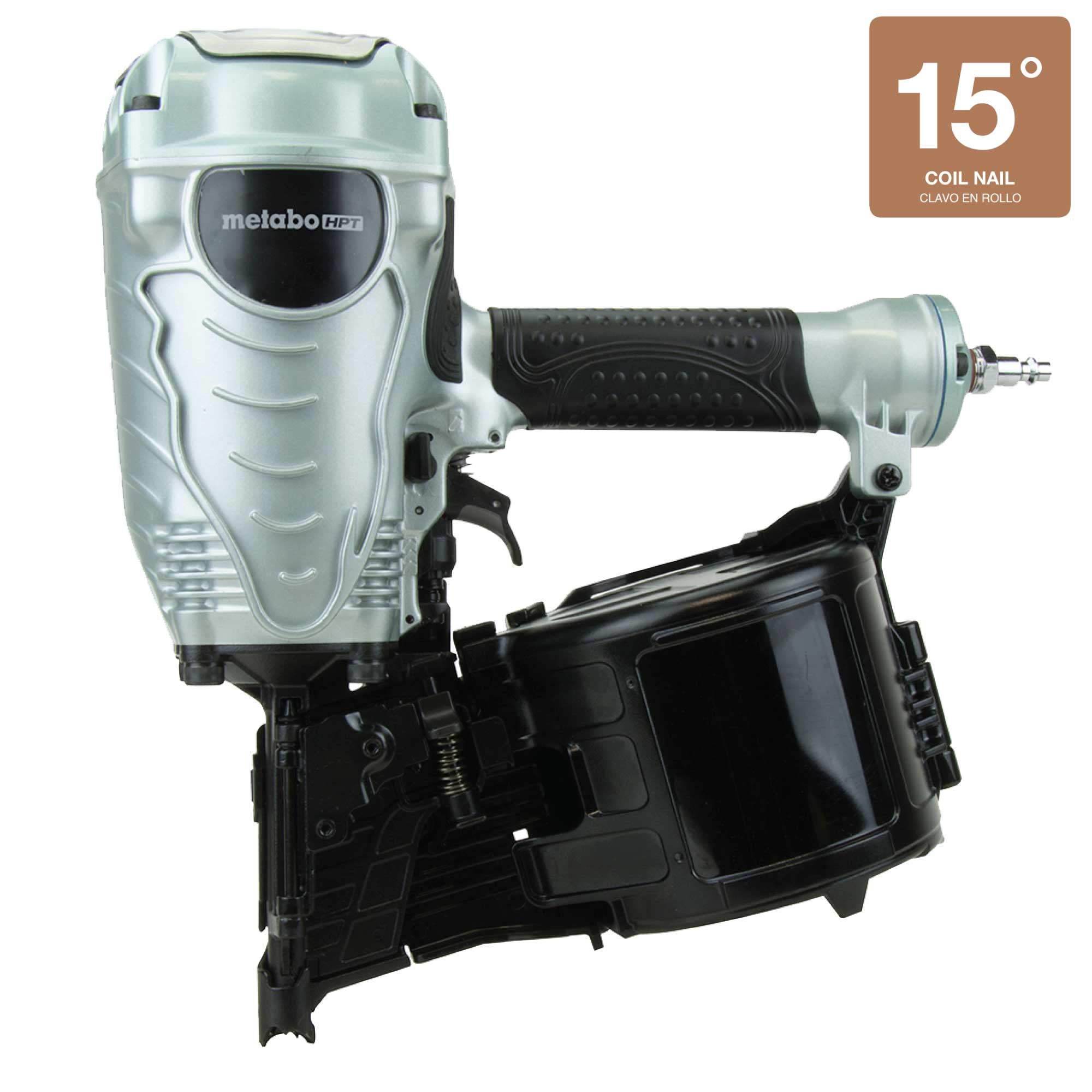 Clavadora neumática para entramado Metabo HPT de 3.5 pulgadas y ángulo de 15 grados NV90AGSM
