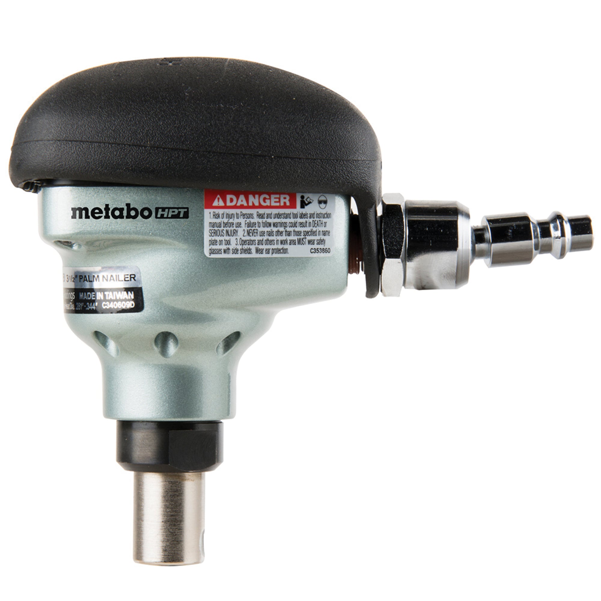 Clavadora de palma neumática de 3-1/2 pulgadas Metabo HPT NH90ABM