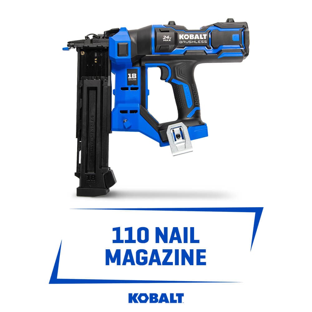 Clavadora recta inalámbrica Kobalt XTR de calibre 18 de 2-1/8 pulgadas KNA 124B-03