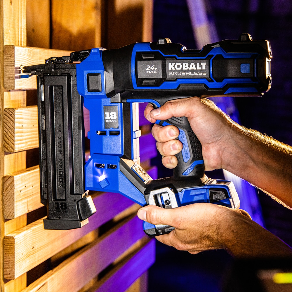 Clavadora recta inalámbrica Kobalt XTR de calibre 18 de 2-1/8 pulgadas KNA 124B-03