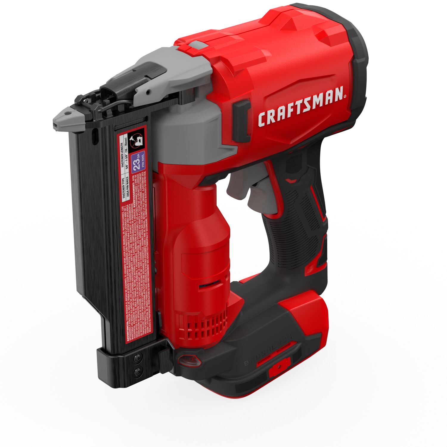 Clavadora sin cable CRAFTSMAN V20 Brushless RP de calibre 23 de 1-3/8 pulgadas (batería y cargador no incluidos)