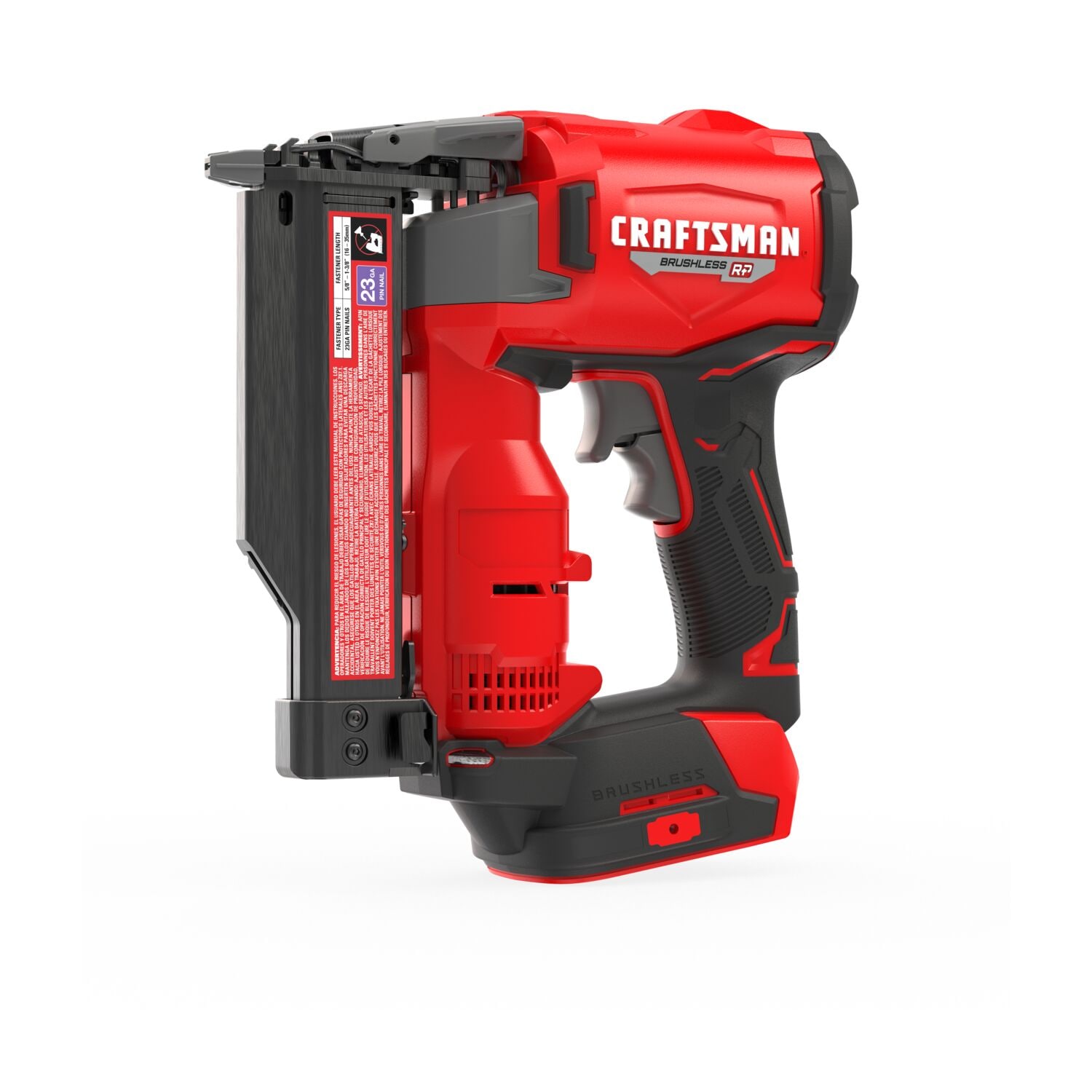 Clavadora sin cable CRAFTSMAN V20 Brushless RP de calibre 23 de 1-3/8 pulgadas (batería y cargador no incluidos)