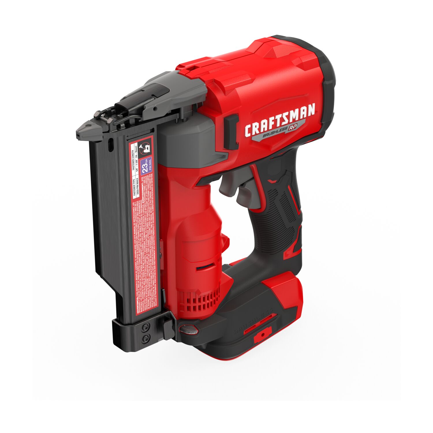 Clavadora sin cable CRAFTSMAN V20 Brushless RP de calibre 23 de 1-3/8 pulgadas (batería y cargador no incluidos)