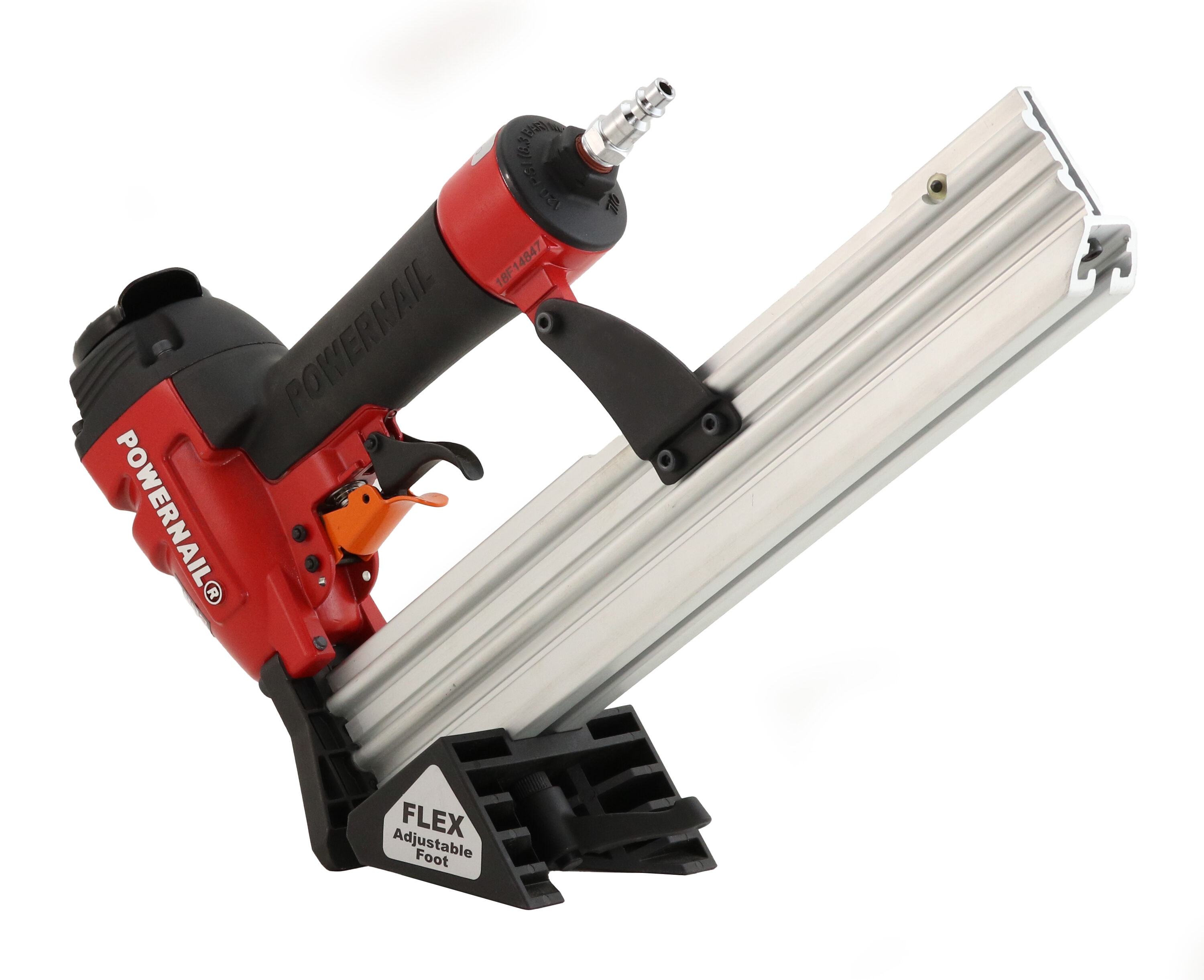 Clavadora neumática para pisos Powernail 1845F de 1-1/2 pulgadas calibre 18 - Kit 1845F