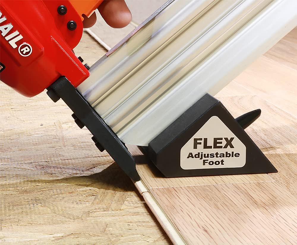 Clavadora neumática para pisos Powernail 1845F de 1-1/2 pulgadas calibre 18 - Kit 1845F