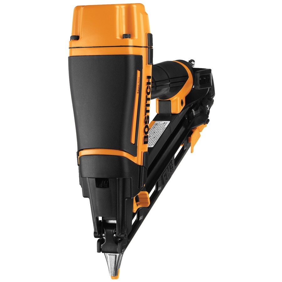 Clavadora de acabado neumática angulada Bostitch Smart Point de calibre 15 de 2-1/2 pulgadas