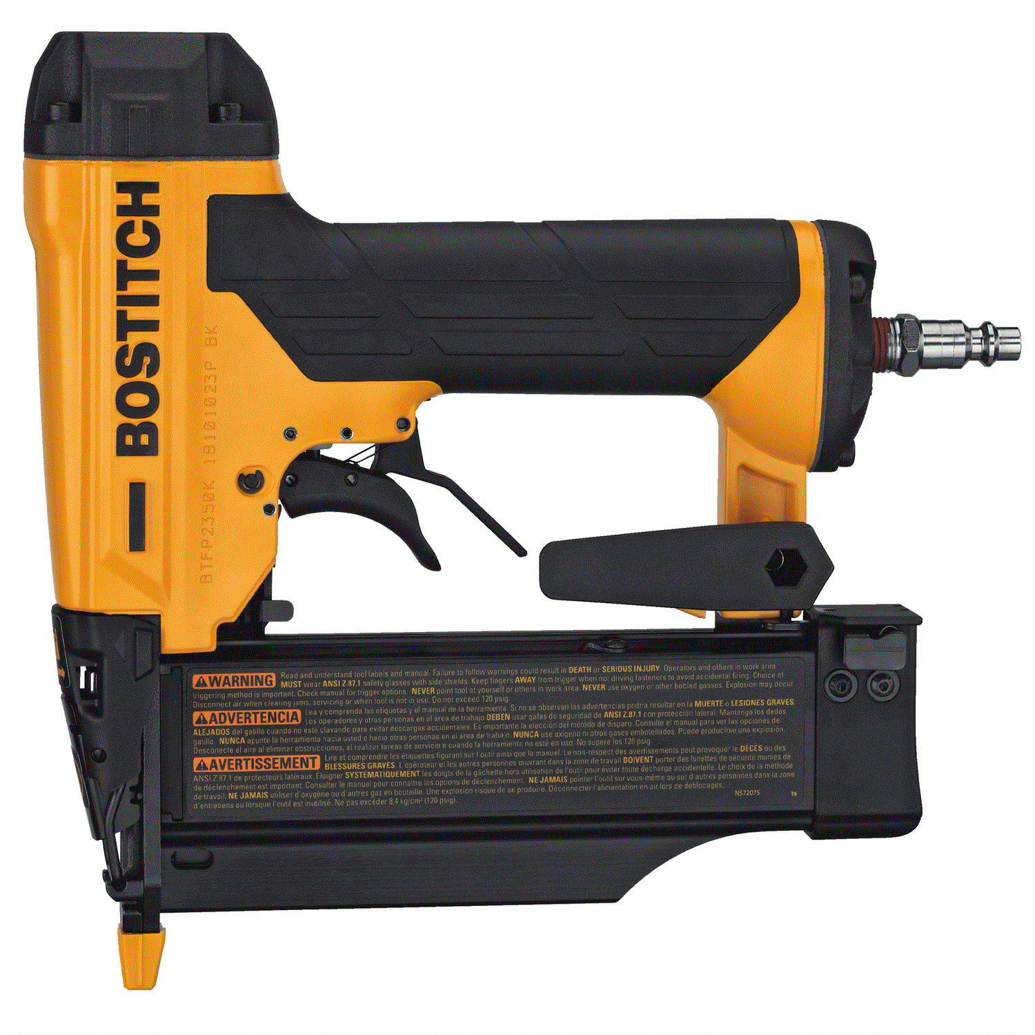 Clavadora neumática de espiga de calibre 23 de 2 pulgadas BTFP2350K de Bostitch
