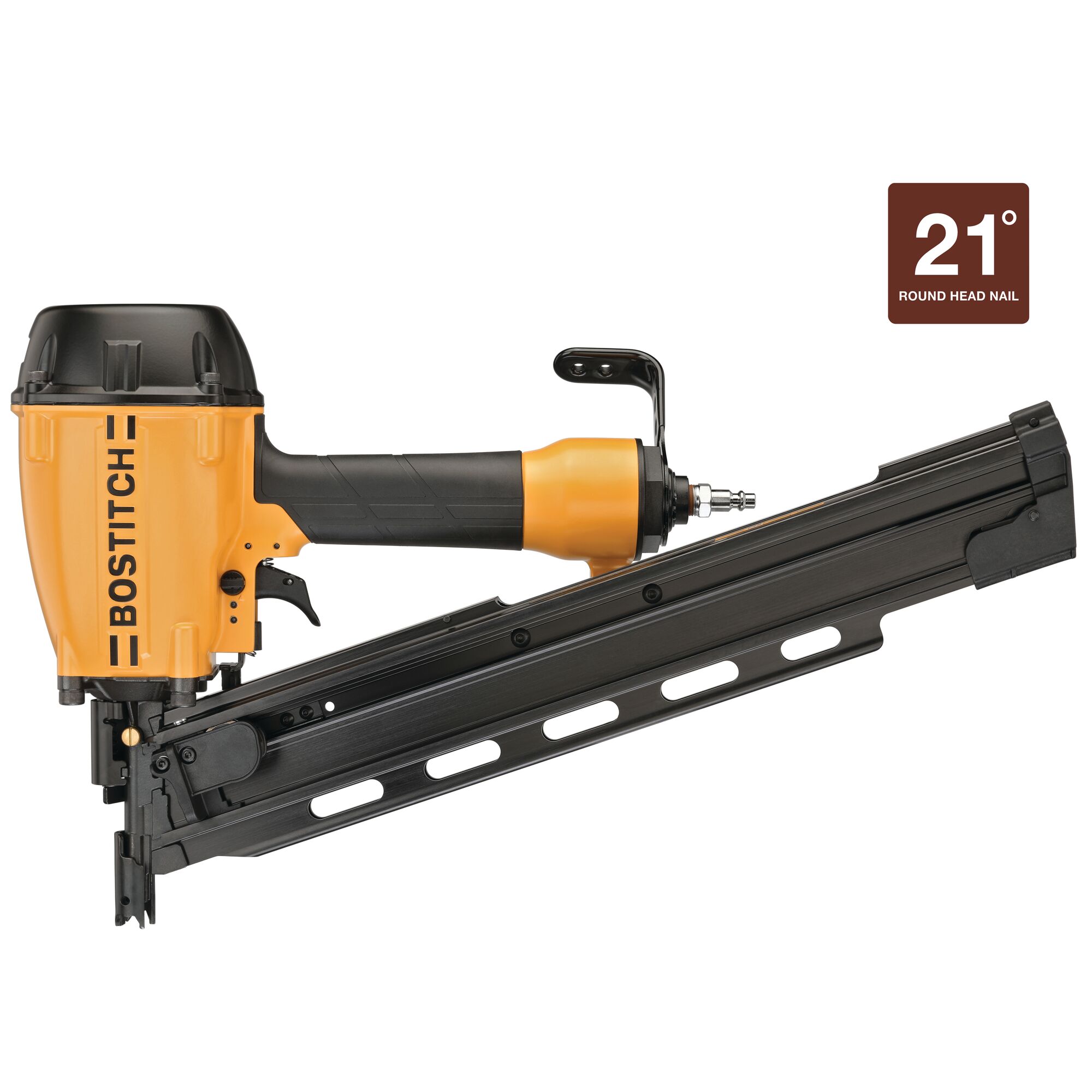 Clavadora neumática de cabeza redonda Bostitch de 3-1/4 pulgadas a 21 grados BTF83PL