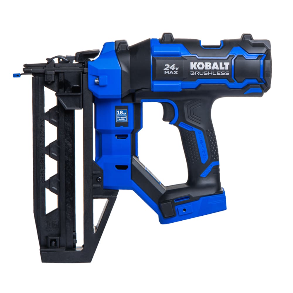 Clavadora recta inalámbrica de calibre 16 Kobalt XTR de 2-1/2 pulgadas (Batería no incluida) KXNA 224B-03