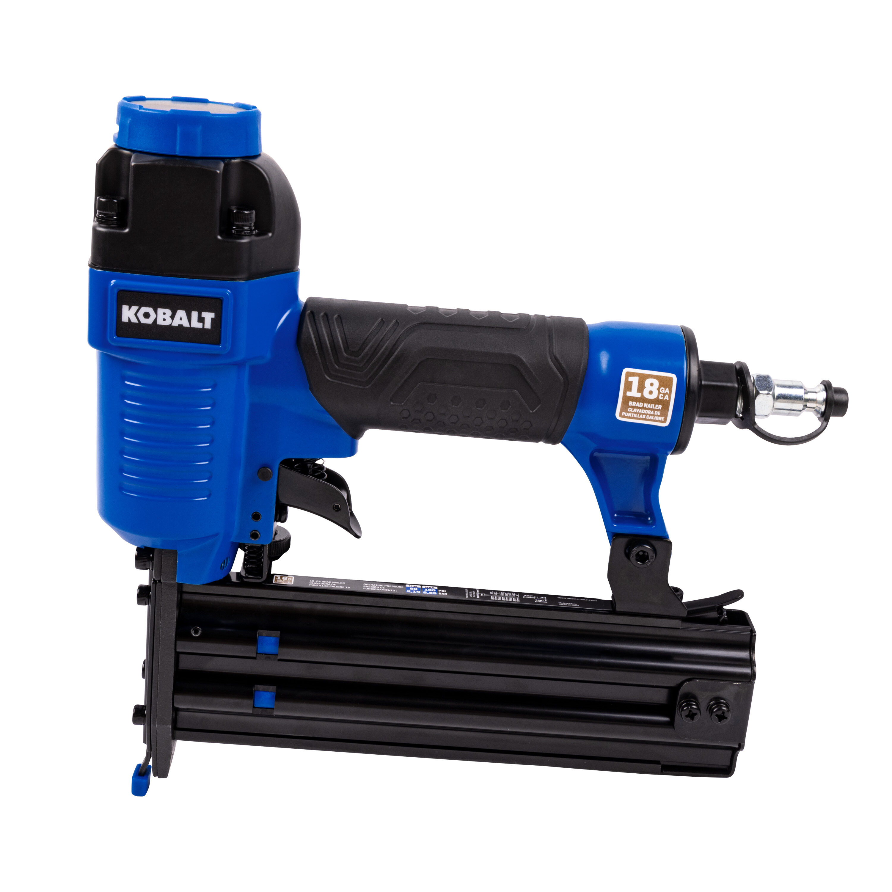 Clavadora neumática recta de brad de calibre 18 de 2 pulgadas Kobalt KBAT161001