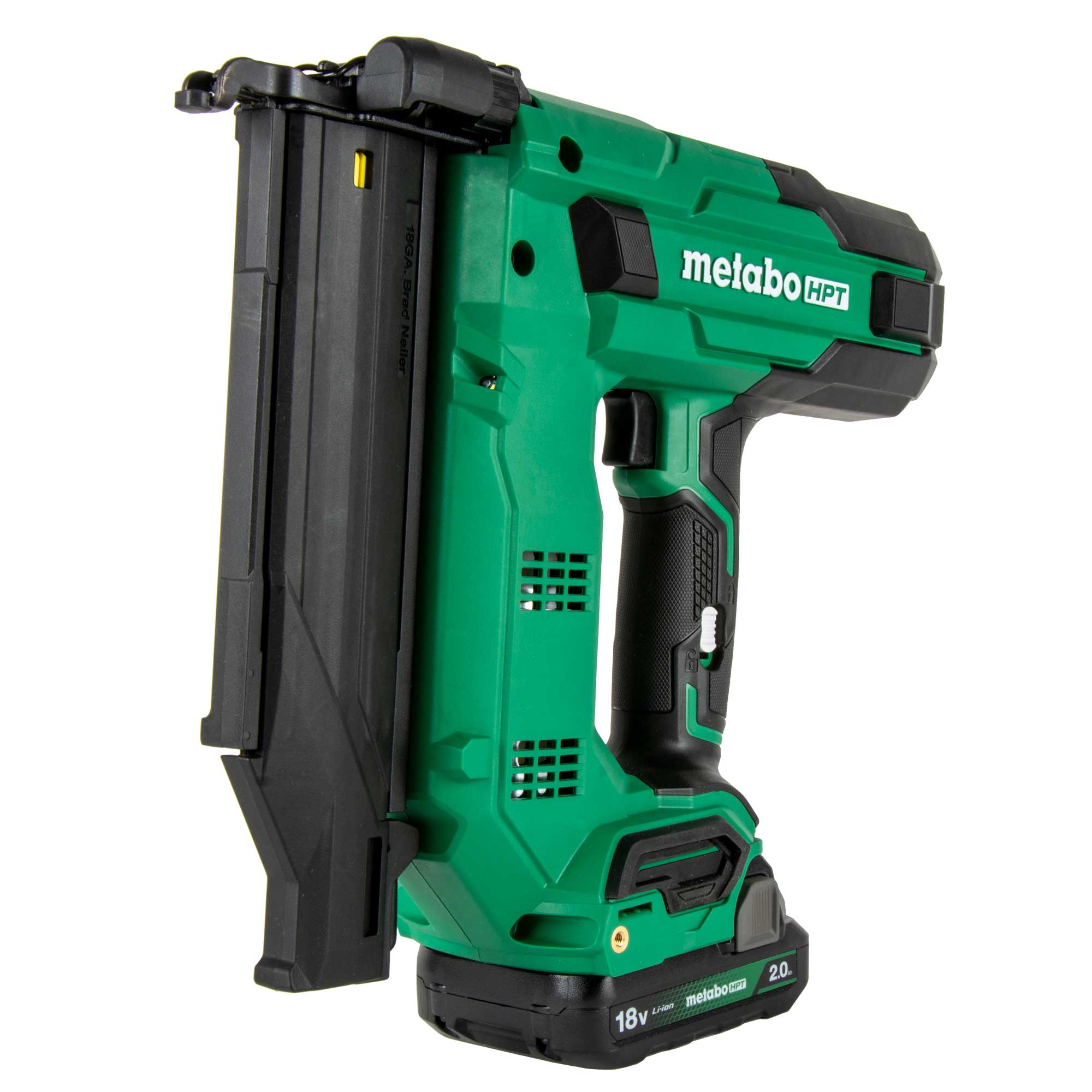 Clavadora inalámbrica Metabo HPT MultiVolt 2 en 1 de calibre 18 (Incluye batería) NT1850DGM